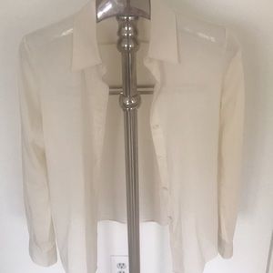 Theory blouse, cream, size L